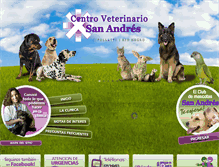 Tablet Screenshot of centroveterinariosanandres.com